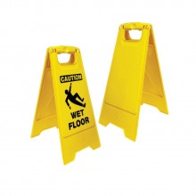 Yellow Tent Sign Holder